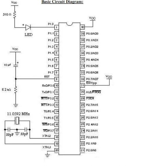 8051 Reset Circuit Rickeys World Of Microcontrollers And Microprocessors 4933